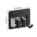 Título: Suporte de Aço Inoxidável para Vassouras e Mop – Organize Seu Espaço com Estilo