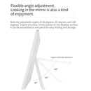 Espelho de maquiagem LED com Suporte