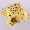 Baralho de Cartas de Plástico Dourado Luxo – Ideal para Poker, Buraco, Sueca e BlackJack