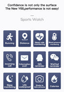 SmartWatch - Relógio Inteligente Multifuncional – À Prova d'Água, Monitor de Atividade e Fitness Tracker