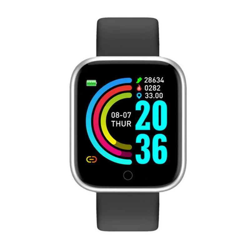 SmartWatch - Relógio Inteligente Multifuncional – À Prova d'Água, Monitor de Atividade e Fitness Tracker