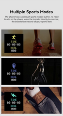 SmartWatch - Relógio Inteligente Multifuncional – À Prova d'Água, Monitor de Atividade e Fitness Tracker